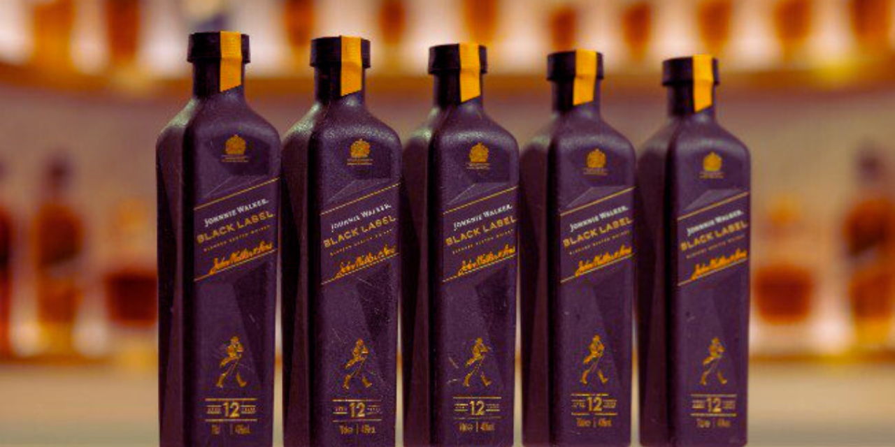 Johnnie Walker Black Label Leads Sustainability Charge with Revolutionary Paper-Based Bottle